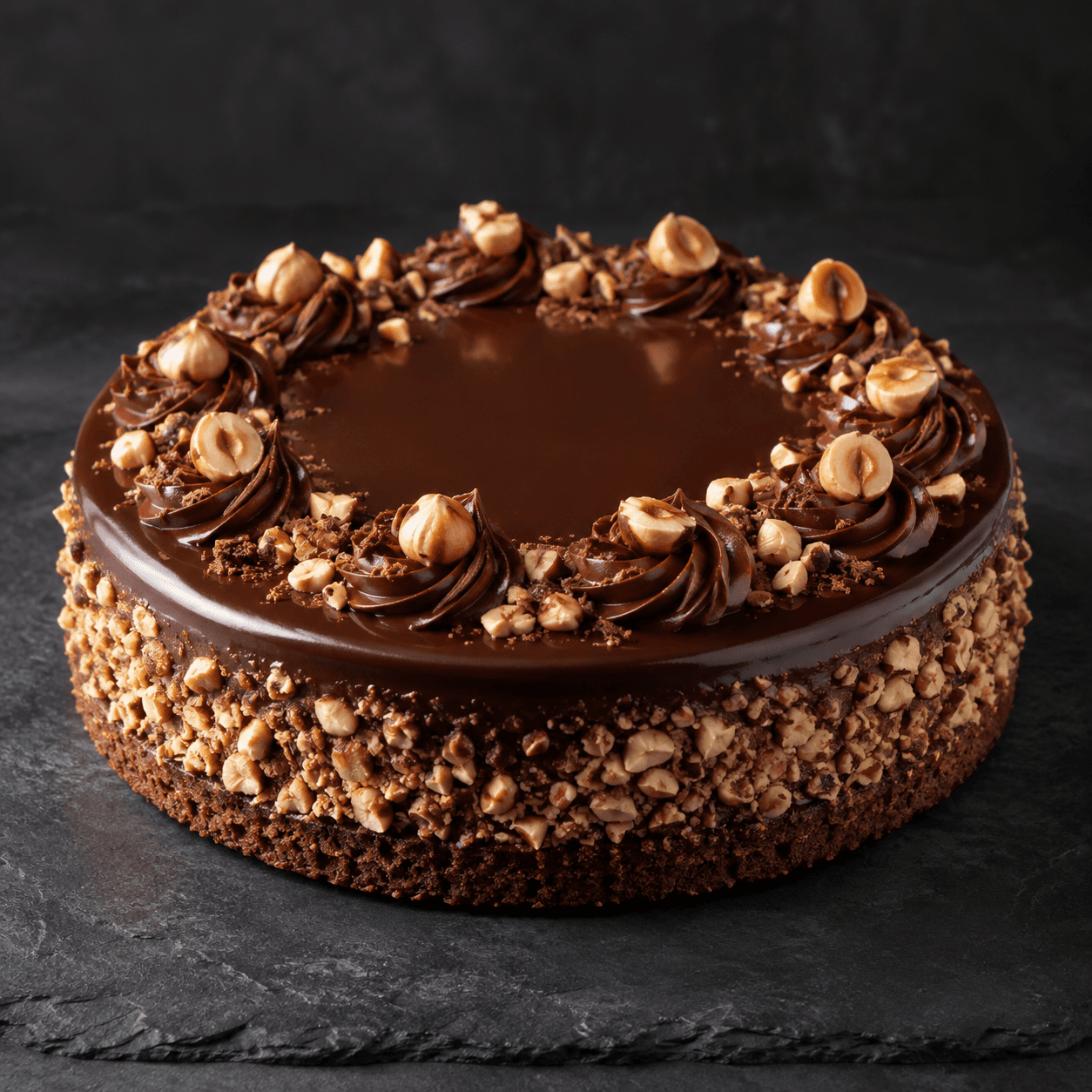 Torta cioccolato e nocciole